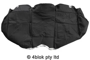 VZ S Pac Rear Seat Base Cover Black 81i Holden Commodore Leather Genuine - Picture 1 of 2
