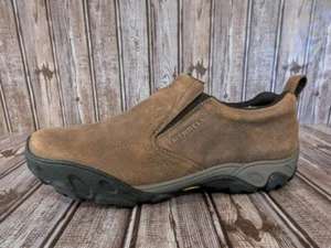 Merrell Men's Sz 13 Moab Adventure Moc Brown Dark Earth Vibram Soles Shoes VGUC - Picture 1 of 8