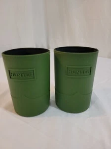 Pair of HUNTER 3D Molded Silicon Can Holder 4.5" Olive Green ~EUC~2868 - Picture 1 of 7