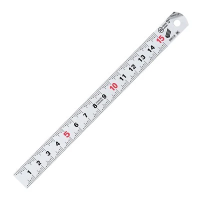 Niigata Seiki 15cm Precision Stainless Steel Ruler – Staircase Markings