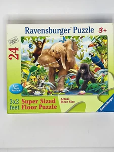 Ravensburger Jungle Juniors 24 Jumbo Piece Jigsaw Floor Puzzle for Kids 3x2 feet - Picture 1 of 3