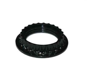 Phenolic Black Ring for Threaded  Medium Base Socket - Picture 1 of 1