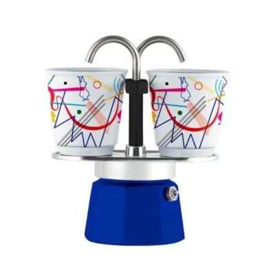 Bialetti Mini Express Moka 2 Cup Aluminium Double Coffee Maker Multiple Colours - image 1 of 4