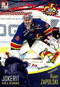 2016-17 Finnish Jokerit Helsinki Sereal #B01 Ryan Zapolski