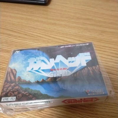 GUNHED Gun Hed Famicom NES VRE-R3 1990 NTSC-J Nintendo Varie Simulation NEW - Image 1 of 4