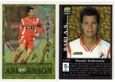2001 Captains Daniel Andersson Bari Card C2 World Cup Football Cards
