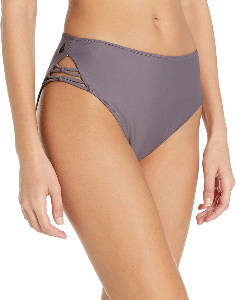 Volcom 253061 Women's Simply Solid Retro Bikini Bottom Swimwear Size S - Image 1 of 2