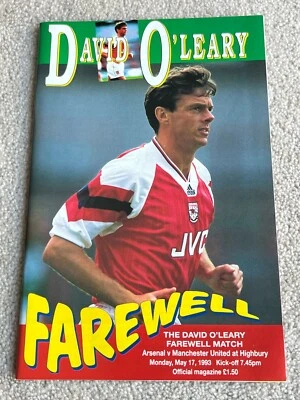 1993 David O'Leary Farewell Match Arsenal v Manchester United at Highbury - Image 1 of 4