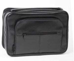 BIBLE COVER-DELUXE ORGANIZER W/STUDY KIT-BLACK-XLG - Picture 1 of 1