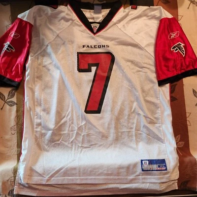 Camiseta deportiva vintage Atlanta Falcons Michael Vick adulto XL blanca Reebok Foto 1 de 3