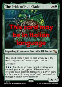 MTG THE PRIDE OF HULL CLADE EXC - PREDILETTO DEL CLADE DEL CARAPACE 172 - MKM - Picture 1 of 1