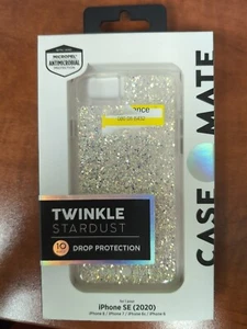 Case-Mate Twinkle Stardust Case for iPhone SE (2020) New - Photo 1 sur 2