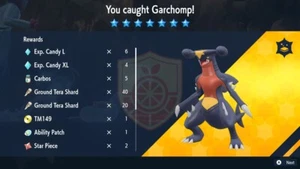 MIGHTY GARCHOMP 7 STAR TERA RAID UNTOUCHED MIGHTIEST MARK GARCHOMP - Picture 1 of 4