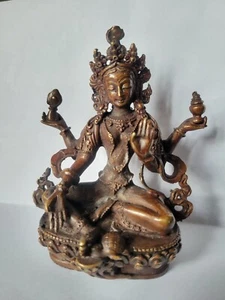 Diosa LAXMI Estatua 4" - Imagen 1 de 7