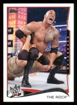 2014 Topps WWE #40 The Rock - Image 1 of 2