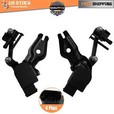 2X  For Audi Q7 4LB VW Touareg 2004-2010 Front Suspension Height Level Sensor — 第 1/4 张图片