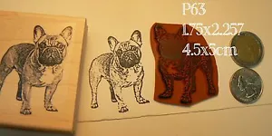 P63 Französische Bulldogge Stempel - Bild 1 von 2