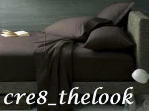 SHERIDAN SMOOTH 300tc EGYPTIAN COTTON BLEND SINGLE SHEET SET IN COAL - Picture 1 of 1