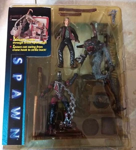 McFarlane Toys Spawn: The Movie Spawn Alley Action Figure Playset w/Todd 1997 - Picture 1 of 4