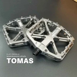 Pedales de bicicleta de montaña ultraligeros CNC aleación de aluminio pulido 3 pedales de rodamientos - Imagen 1 de 15
