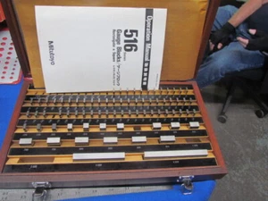 NEW Mitutoyo 516-903 JoBlocks Set BE1-81-3 N-473 - Picture 1 of 1