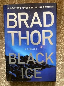 2 signed books by Brad Thor HCDJ1st  Scot Harvath Black Ice , Foreign Agent - Picture 1 of 6