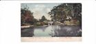 Jamaica Plain, Mass. Antique Postcard / Olmstead Park Bridge Near Pond