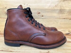 Red Wing Heritage 9016 Beckman Cigar Featherstone Round Toe 6" Boots Sz US 9 D