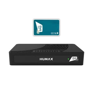 Humax Tivumax LT HD-3801S2 DVB-S2 Full HD Ricevitore con Attiva Tivusat HD Karte - Foto 1 di 4