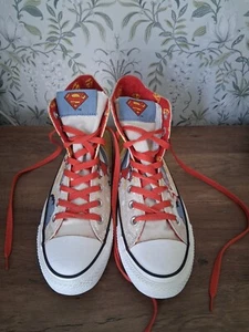 Superman Converse all star hi top taglia 7 adulti ottime - Foto 1 di 7