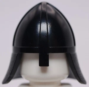 Lego Castle Black Knight's Helmet with Nose Guard and Neck Protector - Picture 1 of 3
