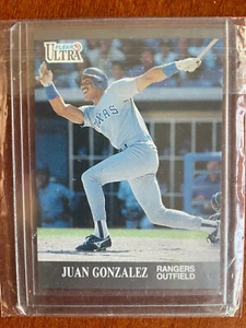1991 Fleer Ultra Update - #U-55 Juan González - Picture 1 of 2