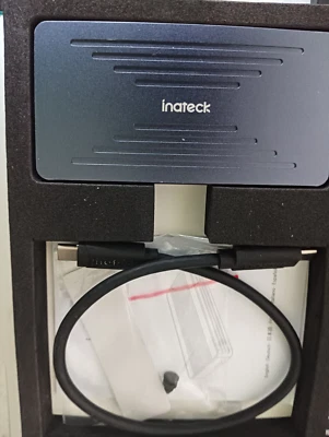 Thunderbolt 4  NVME M2 Inateck FE2028 Vollmetall Gehäuse extern 40gbit usbc - Bild 1 von 2