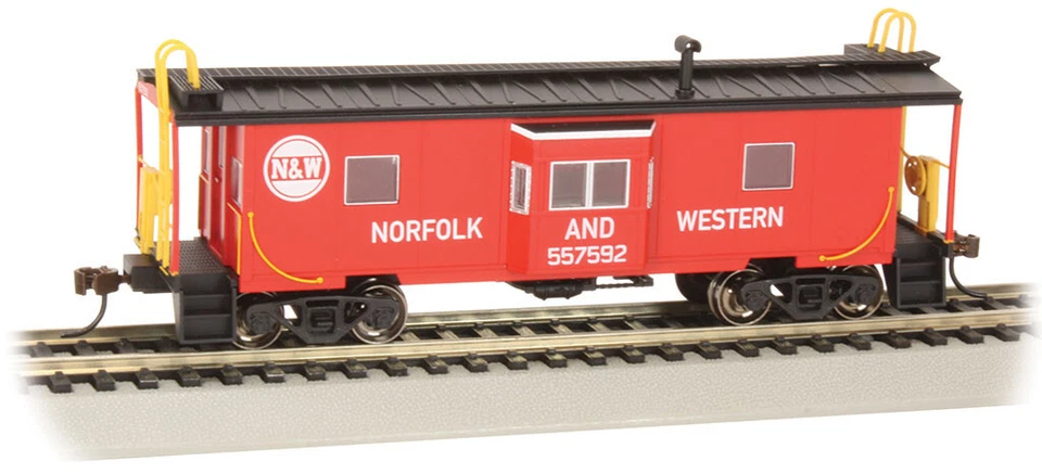 BACHMANN #73208 HO SCALE NORFOLK & WESTERN BAY WINDOW CABOOSE NEW IN BOX - Image 1 of 1