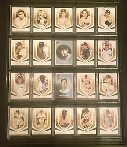 NEW YORK YANKEES LEGENDS Collector Card Wall Display — 20 Seperate Cards + More