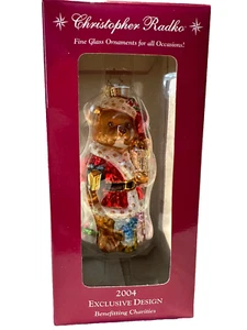 Christopher Radko 2004 Exclusive Design "Santa Bear" Ornament - Picture 1 of 11