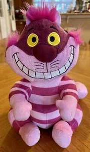Disney Alice in Wonderland Cheshire Cat Plush Stuffed Animal Just Play 9in K5 - Picture 1 of 7