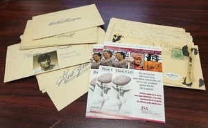 40 Vintage JSA Authenticated Philadelphia Athletics Autographed Index Cards !!! - Picture 1 of 12