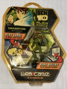 Ben 10 Alien Force Swamp fire Alien Collection 2008 Nuevo en caja con tarjetas de batalla Webcardz - Imagen 1 de 24