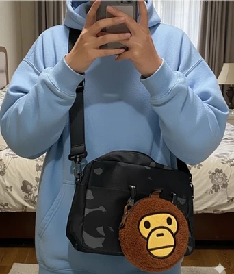 A Bathing Ape BAPE ABC Camo Crossbody Shoulder Bag with Baby Milo Pouch - NWT - Image 1 of 4