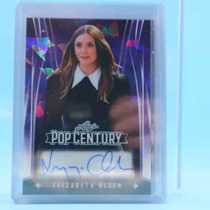 ELIZABETH OLSEN 2025 Leaf Pop Century 1/1 Autograph "SCARLETT WITCH" MARVEL - Picture 1 of 2