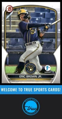 2023 Bowman 1st Edition #BPPF-41 Eric Brown Jr. - Image 1 of 2