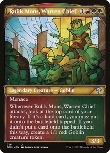 Rulik Mons, Warren Chief Foil (316) Showcase Dominaria United DMU MTG Magic - Picture 1 of 1