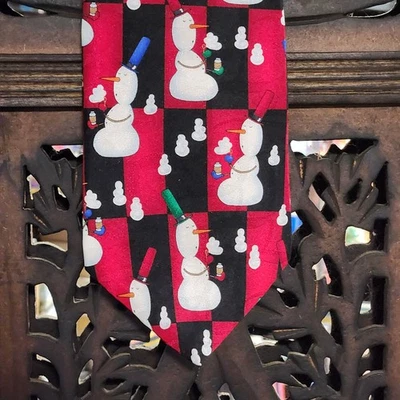 Hallmark Genial Navidad Muñeco de Nieve Regalo Corbata Corbata Burbujas Regalo de Vacaciones Foto 1 de 4