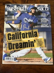 Keibert Ruiz Nationals Dodgers Autographed Signed Baseball America Magazine - Picture 1 of 1