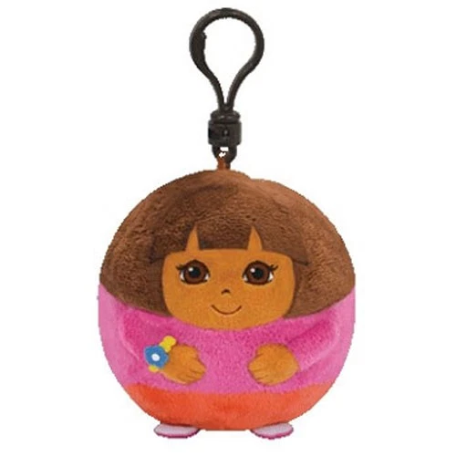 Dora Beanie Ballz Clip Stuffed Animal by Ty 38333