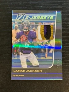 Parche de camisetas Z Panini Zenith 2020 (4 colores) #ZJ11 Lamar Jackson/10 - Imagen 1 de 2