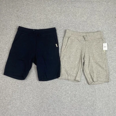 Paquete de 2 pantalones cortos vintage resistentes a la intemperie para niños S (8) gris marino con cordón nuevos con etiquetas Foto 1 de 4