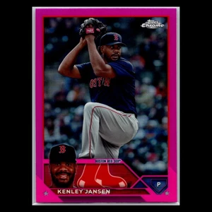 2023 Topps Chrome Update - #USC118 Kenley Jansen Pink Refractor - Boston Red Sox - Picture 1 of 2