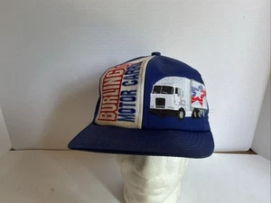 De colección K Products Burlington Motor Carriers Sombrero Gorra Camión Snapback Camionero Raro - Imagen 1 de 6